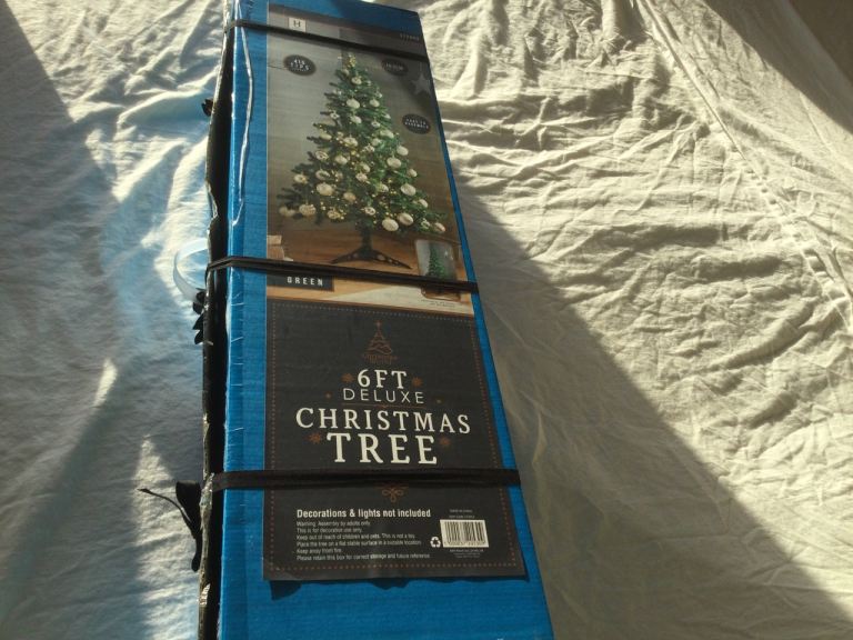 CHRISTMAS TREE & DECORATIONS.