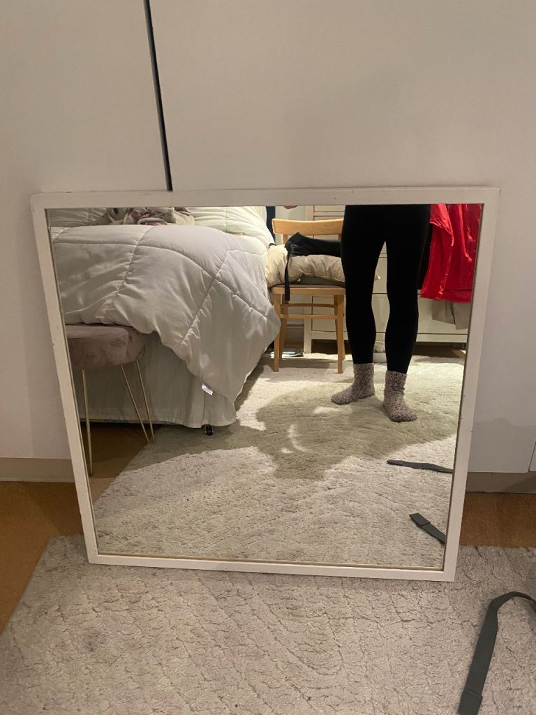 IKEA STAVE large square mantelpiece mirror