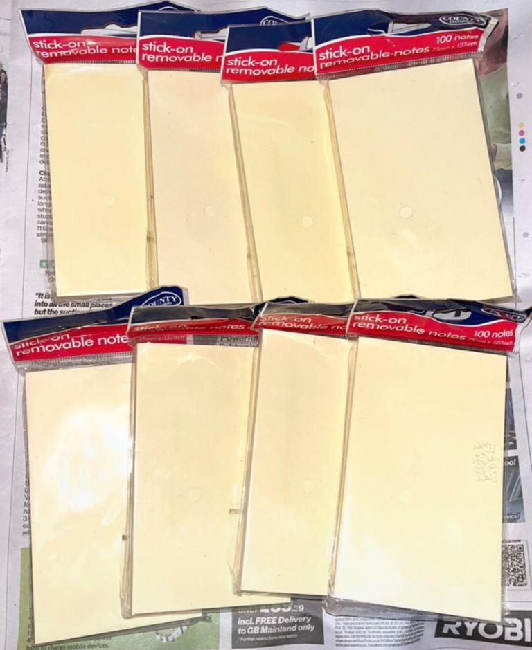 Post It Notes Sticky Pads Self Adhesive School Stationary Bundle Sale, Feel Free To Ask Questions