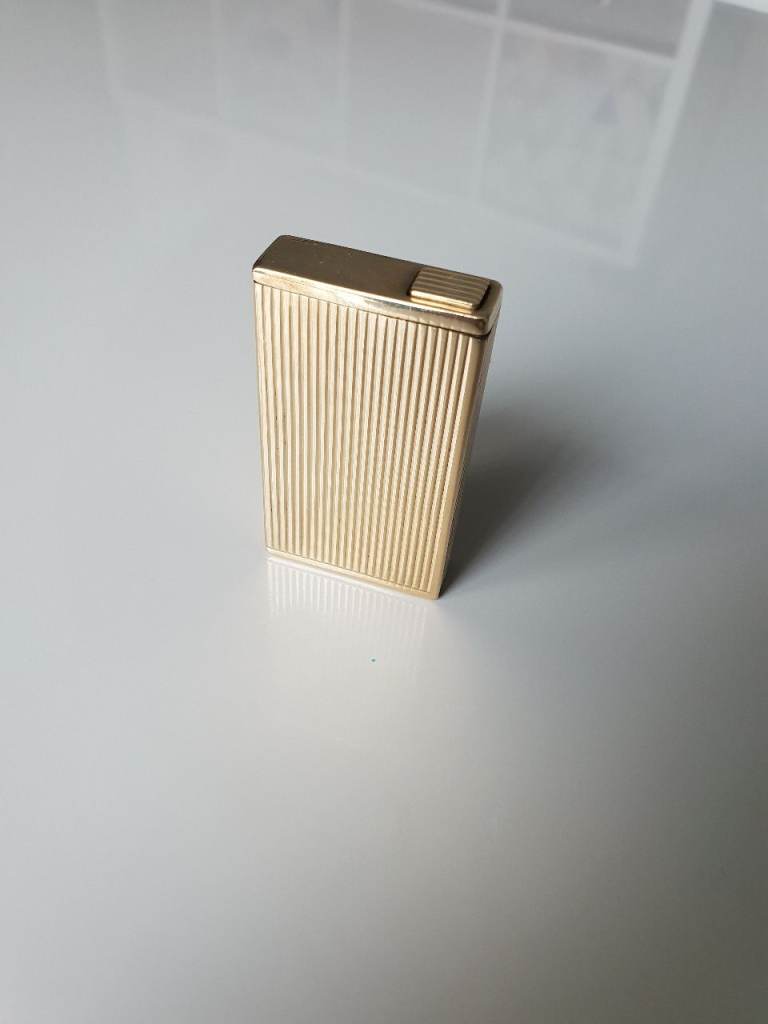 Vintage 1970 9ct Gold Lighter – Good Condition
