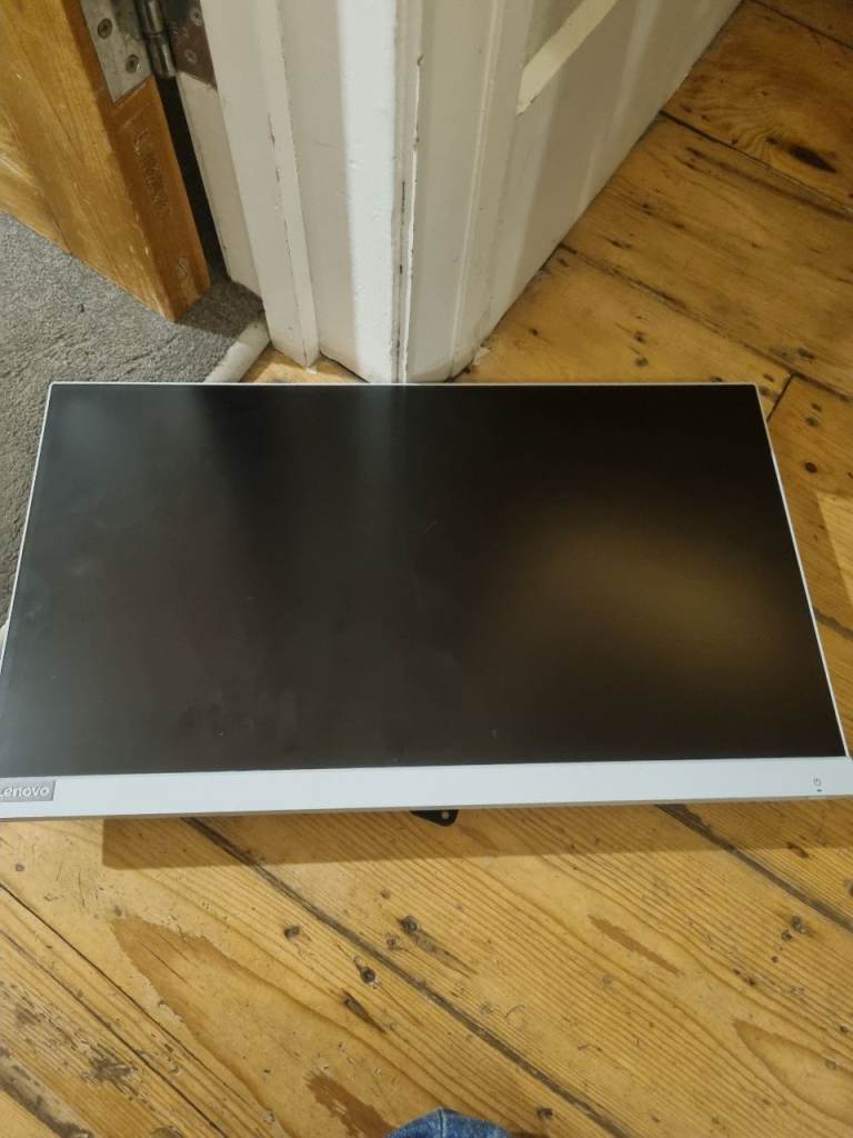 Lenovo Computer Monitor – White, Good Condition