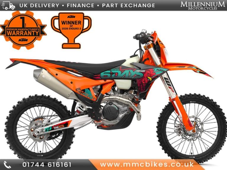 KTM 450 EXC-F SIX DAYS ROAD LEGAL OFF ROAD ENDURO MOTORCYCLE