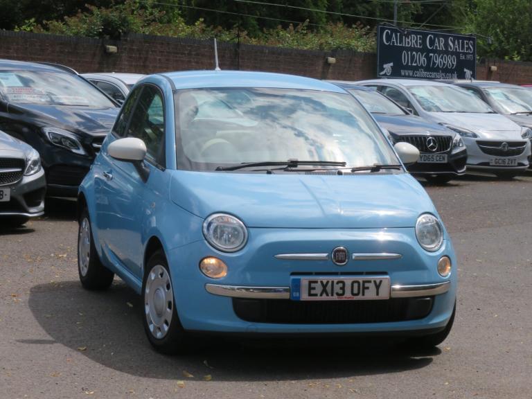 2013 Fiat 500 1.2 Colour Therapy 3dr Legends Blue HATCHBACK Petrol Manual