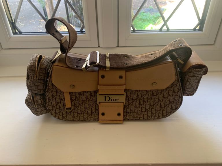 Colombas shoulder bag brown and tan