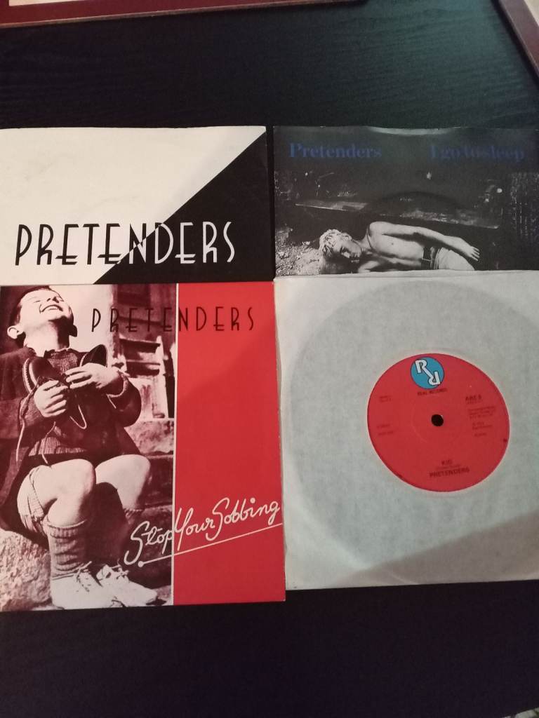 4 Pretenders vinyl singles from the late 70s and early 80s - excellent condition