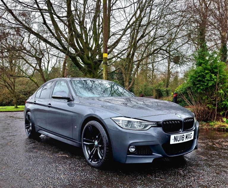 IMMACULATE BMW 330e M-SPORT AUTO FSH BRAND NEW M3 WHEELS RED LEATHER A4 A5 A6 320 golf Leon gte