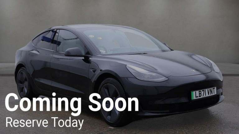 2021 Tesla Model 3 Standard Plus 4dr Auto SALOON ELECTRIC Automatic