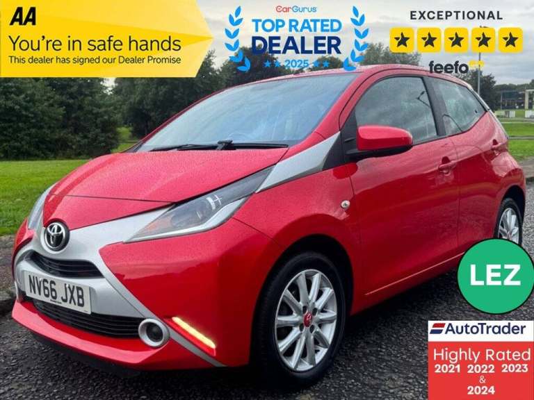 2016 Toyota AYGO 1.0 VVT-i x-play Hatchback 5dr Petrol Manual Euro 5 Euro 5 (68 ps) Hatchback Pet...