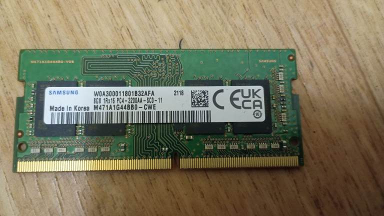 Samsung 8GB DDR4 Laptop RAM – As Good As New