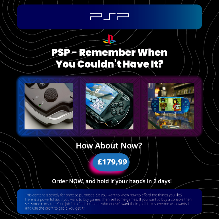 New Playstation Portable - Games Included