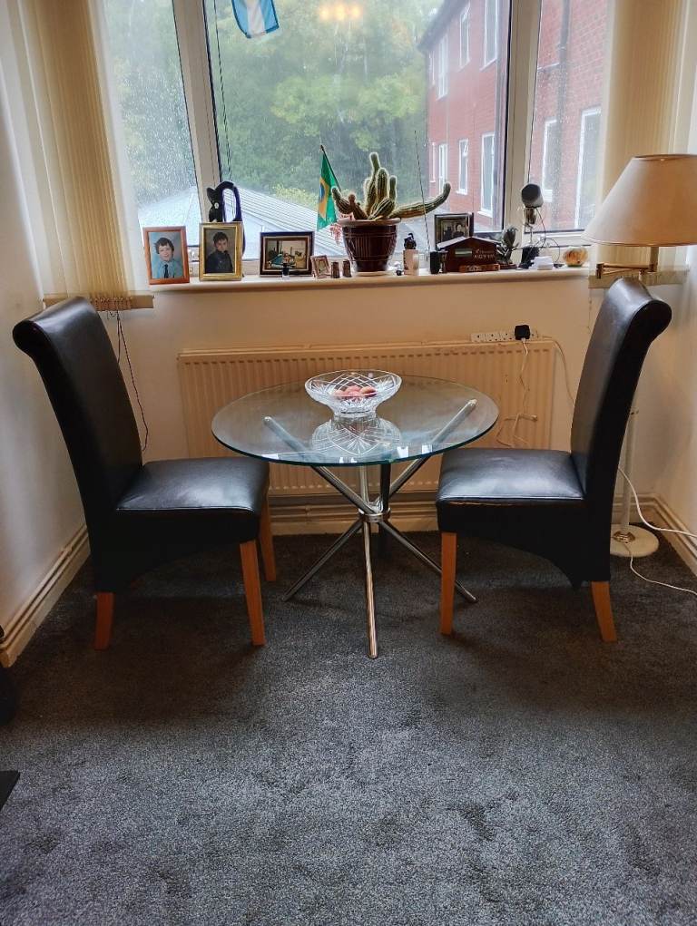 Table And Chairs Good Condition We Are In Salford M7 4HN Call Anytime 