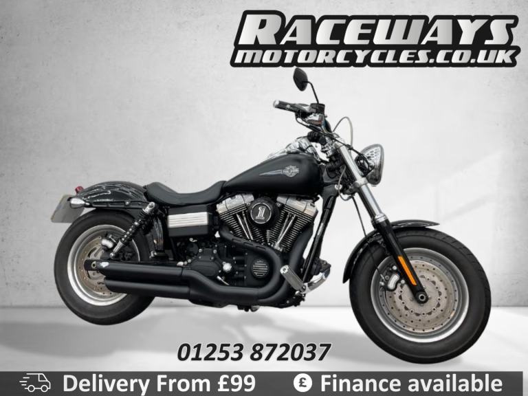 HARLEY-DAVIDSON DYNA FXDF FAT BOB BLACK 2008 08 REG 14,698 MILES, 1584CC