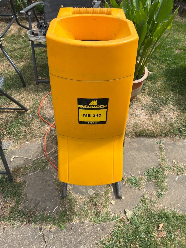 McCulloch MB 340 Electric Garden Shredder - Good Condition