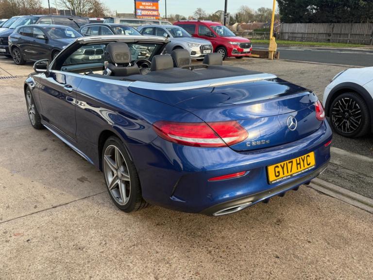  Mercedes-Benz C Class 2.1 C220d AMG Line (Premium Plus) Cabriolet G-Tronic+ Euro 6 (s/s) 2dr Die...