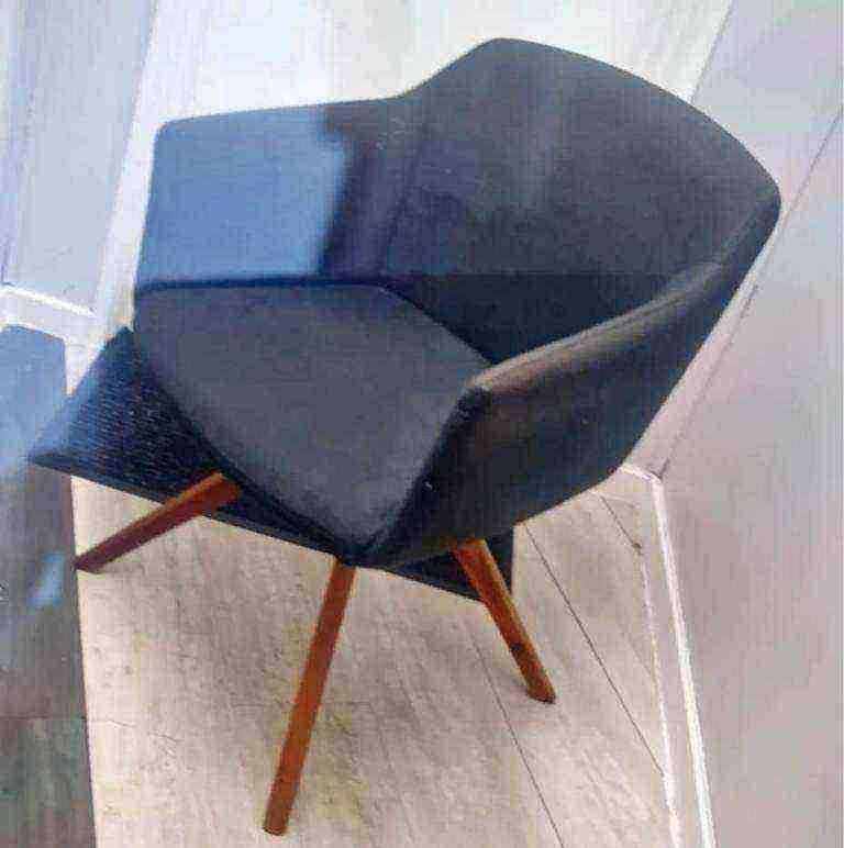 Used Rolf Benz 640 Grey fabric dining chair (5 available) £330 each chair