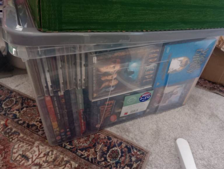 Large Bundle of DVDs – Various Genres, Good Condition