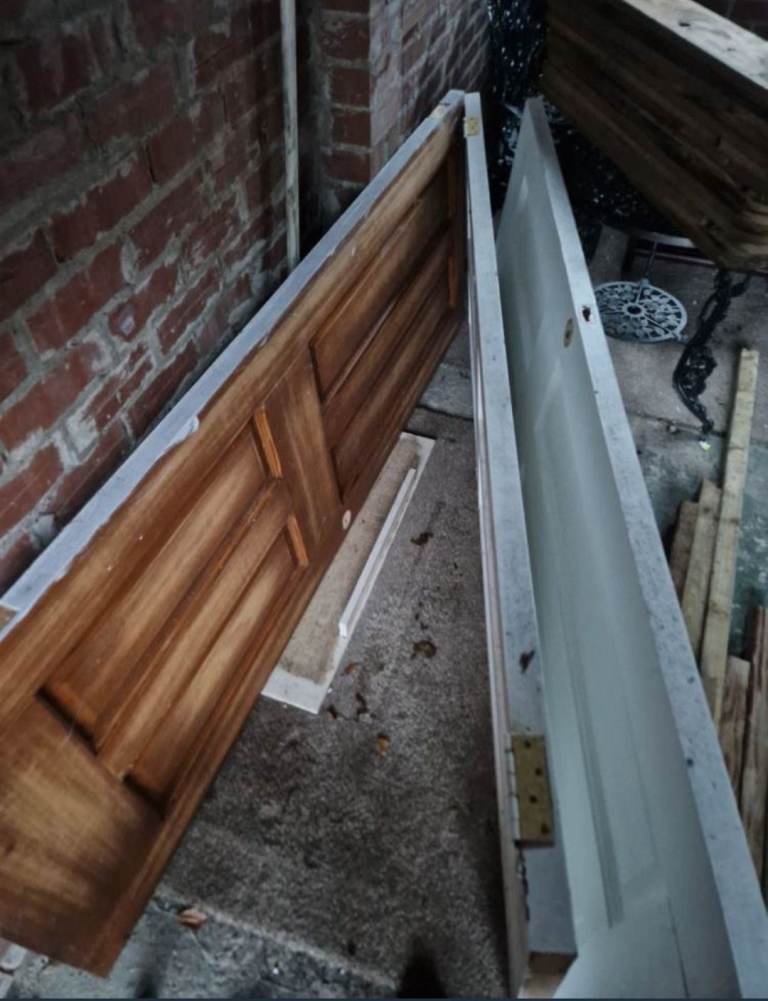 3 Mahogany internal doors