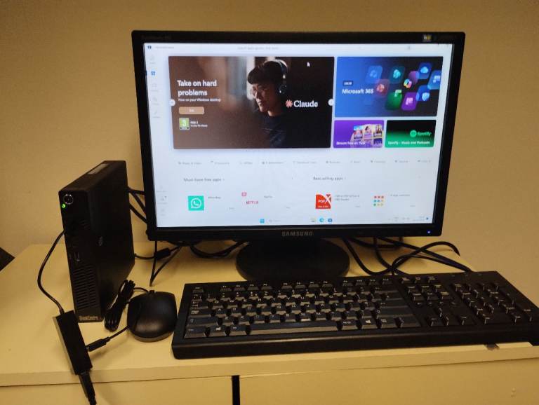 WINDOWS 11 Lenovo PC. i5, SSD , FULL Microsoft Office . 8GB RAM, Samsung Monitor