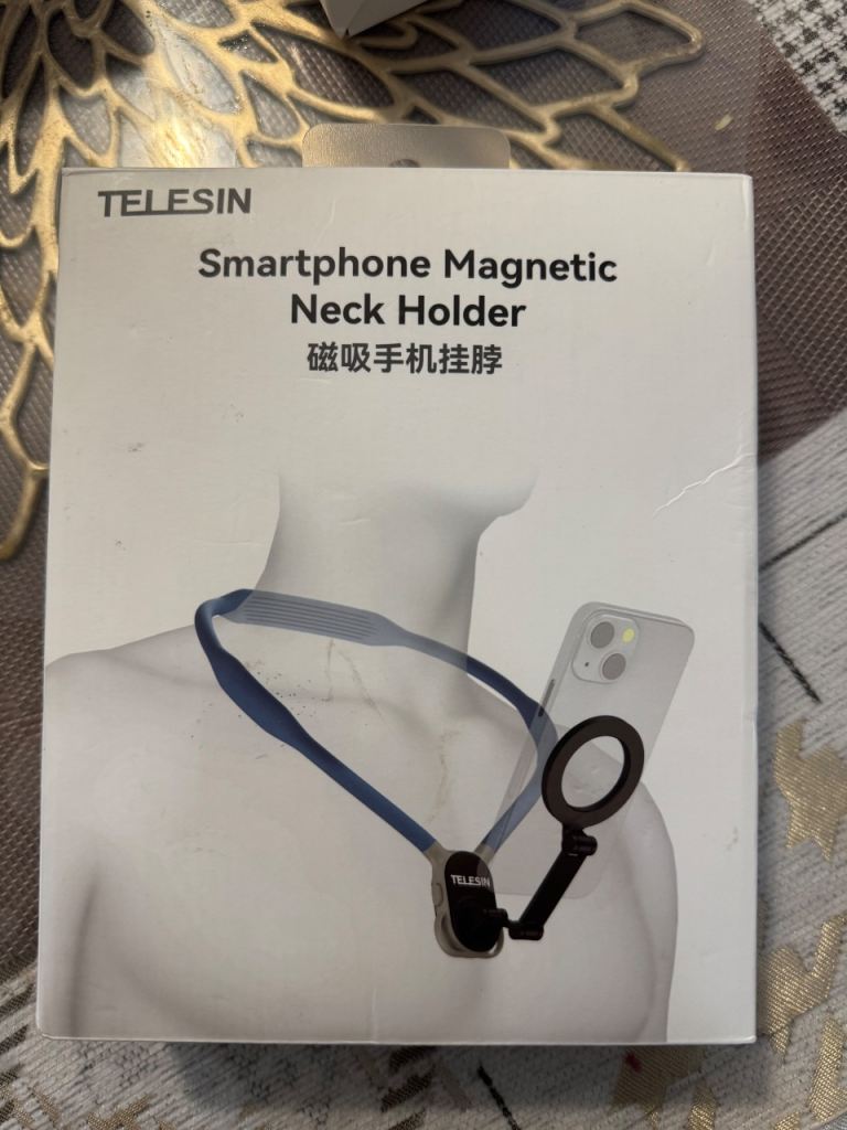 TELESIN MagSafe Magnetic Neck Mount Phone Holder - Brand New with Remote