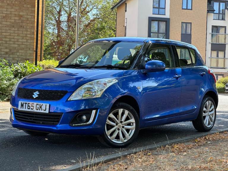 2015 SUZUKI SWIFT SZ3 1.2 PETROL MANUAL 47K MILES 2 KEYS MOT 2027 LOW MILEAGE BLUE 5DR TOP CONDITION