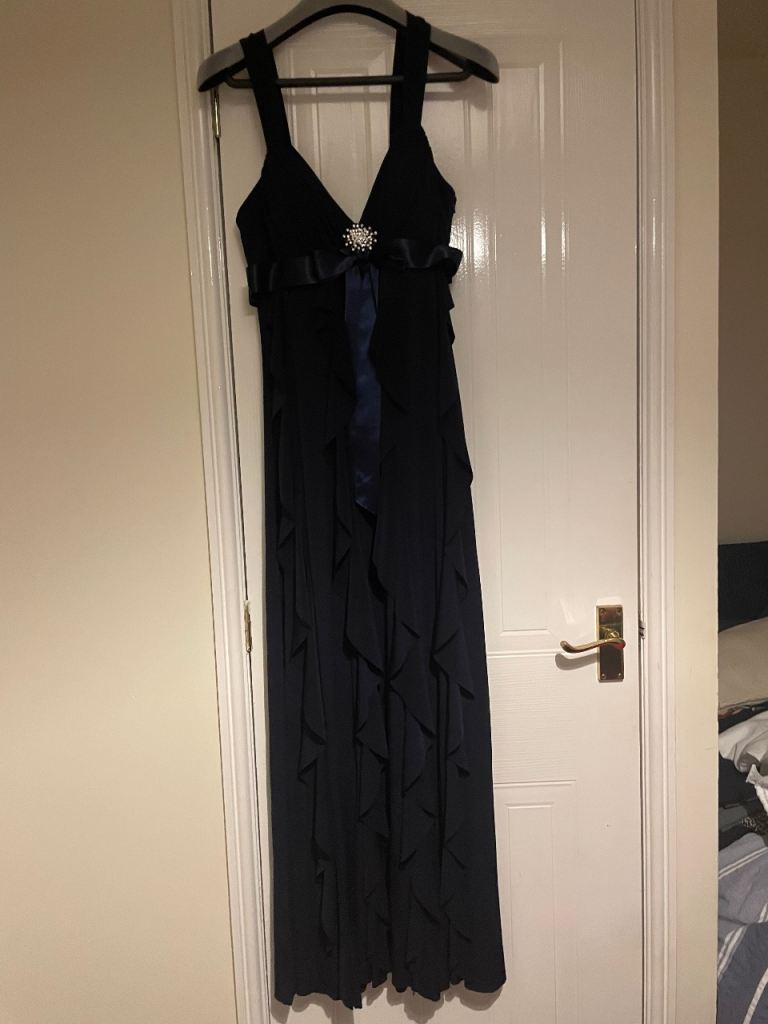 Stunning Navy Blue Evening Gown - Worn Once