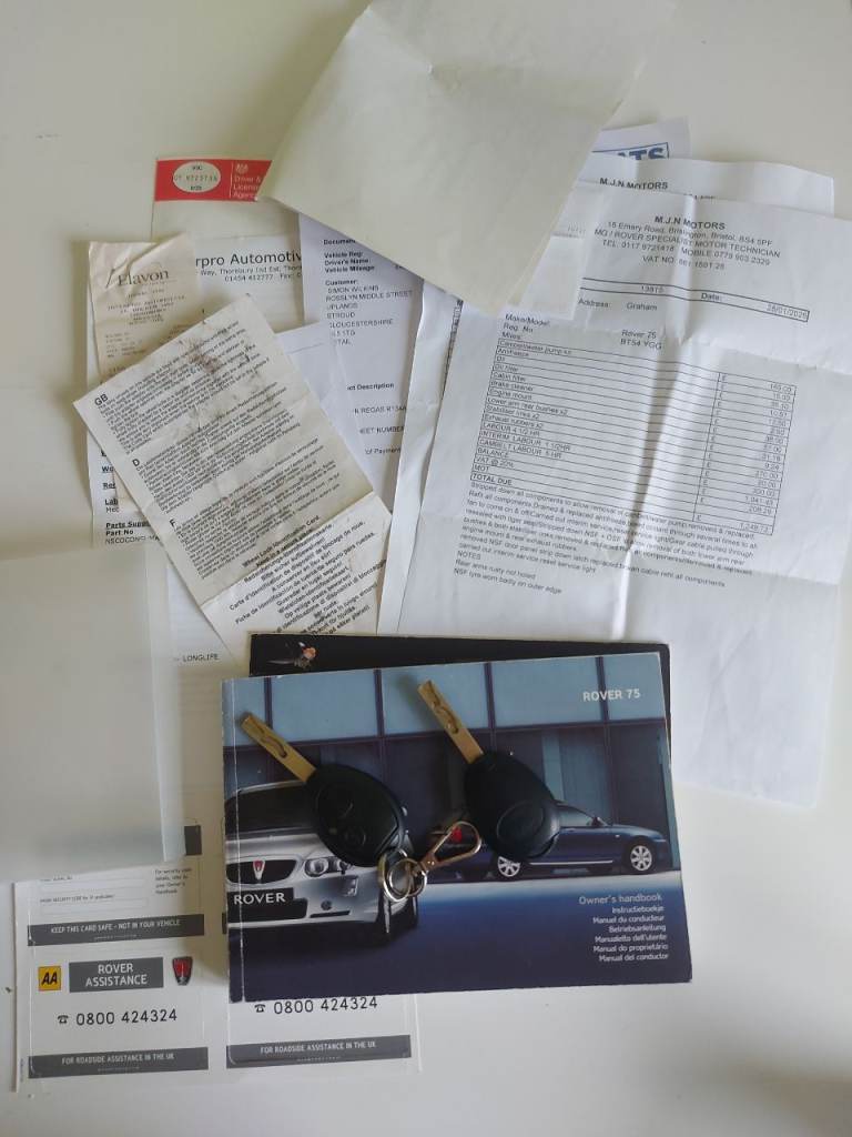 Rover, 75, Saloon, 2004, Manual, 2497 (cc), 4 doors