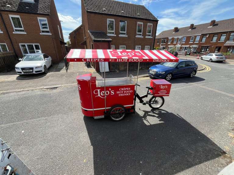 Leo's Crepes Hot Food Drinks Catering Trailer