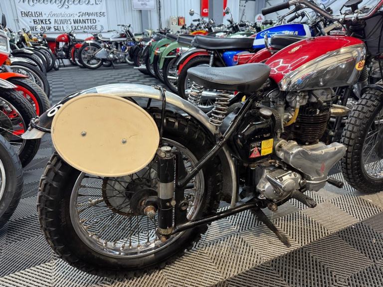 1950 BSA A7 500cc Plunger scrambler, high level pipes, ready to use! super cool 