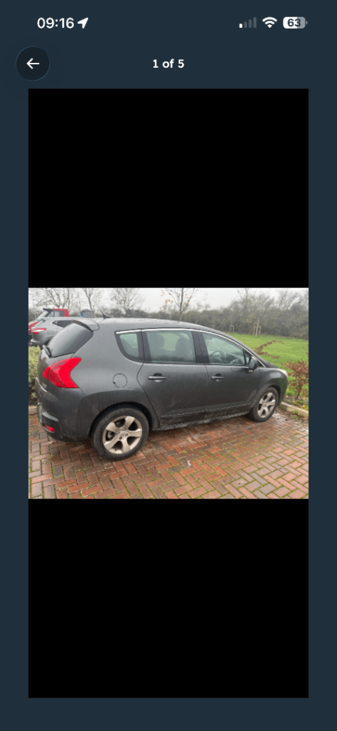 Peugeot, 3008, Hatchback, 2013, Manual, 1598 (cc), 5 doors