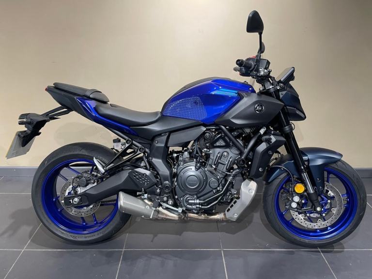 Yamaha MT07 MT-07 2025 model in Blue