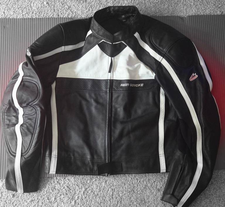 Hein Gericke leather motorcycle jacket