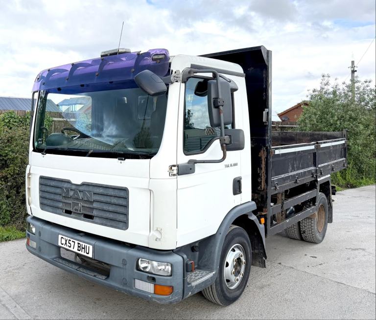 2008 MAN TGL 8.180 TARMAC TIPPER TRIPLE CHUTES 7.5 TON 3 SEATS 131,000 MILES