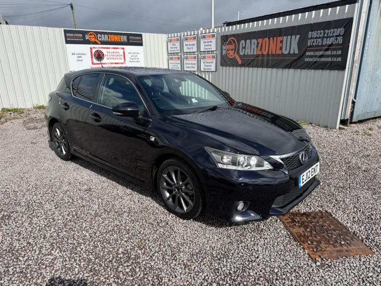 2012 Lexus CT 1.8 200h F Sport CVT Euro 5 (s/s) 5dr Hatchback Hybrid Automatic