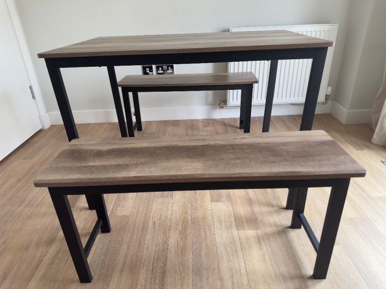 Coberg Bench Dining Set 3pc