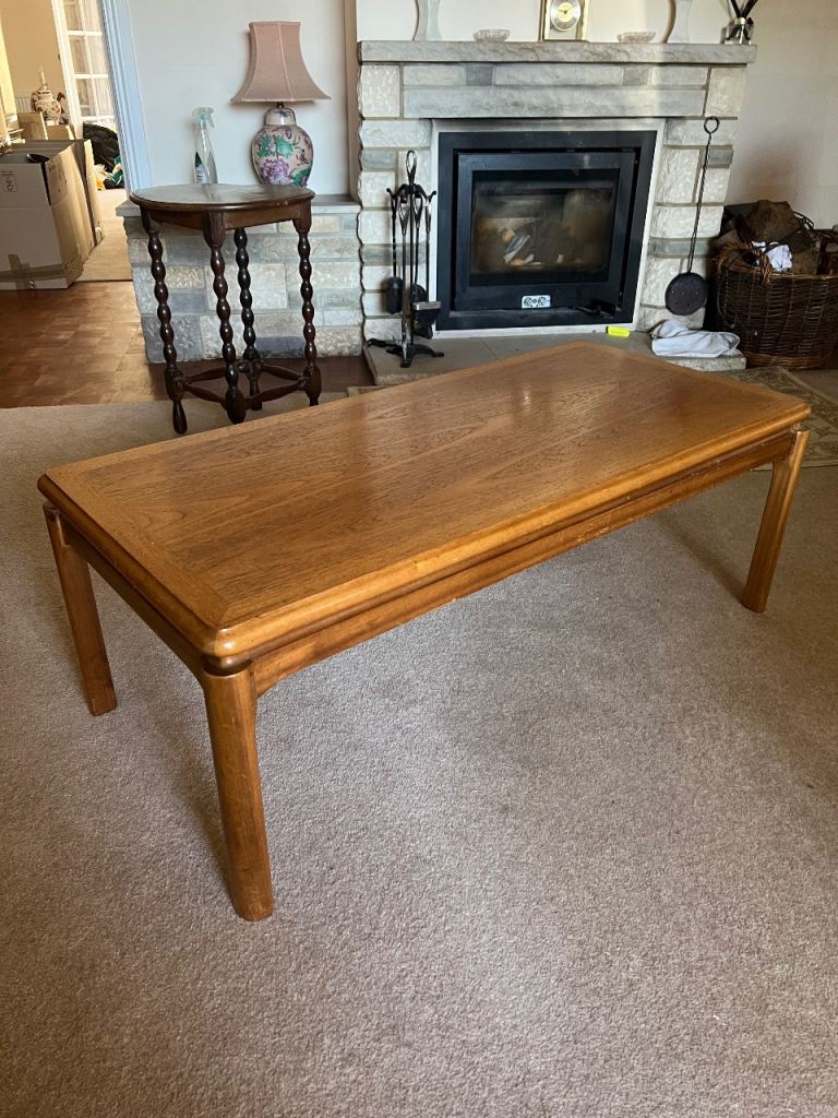 Teak coffee table
