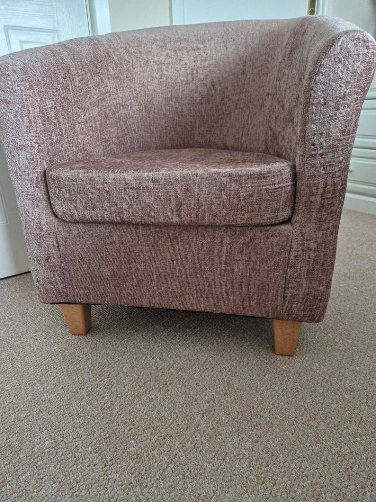 Dunelm Chenille Tub Chair