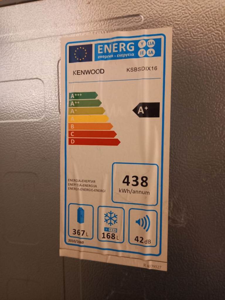 Kenwood fridge freezer 