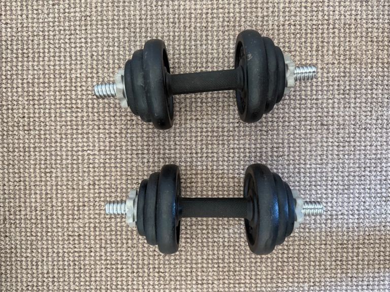 Adjustable dumbbells 