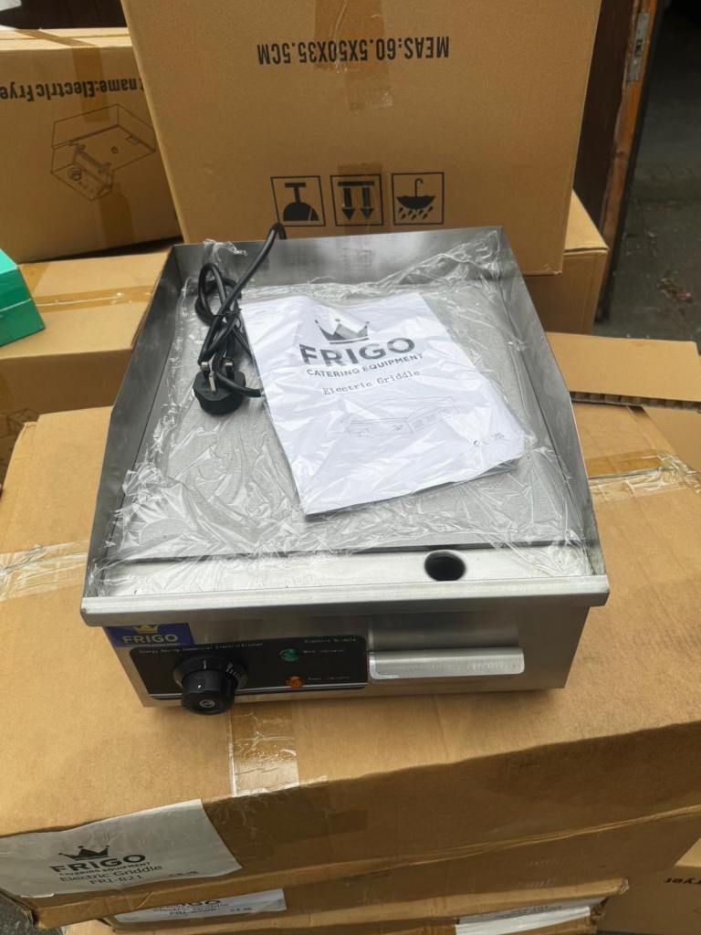 Commercial electric griddle Frigo make top quality cafe shop restaurant 
