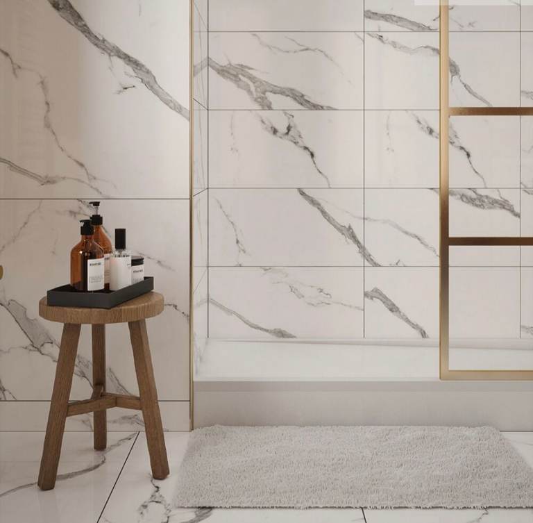 Hera Marble Glazed Porcelain Wall & Floor Tile 600x1200mm