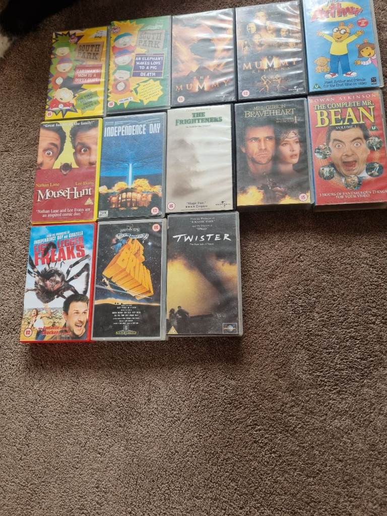Job Lot of VHS Tapes and DVDs – Various Films & TV Shows