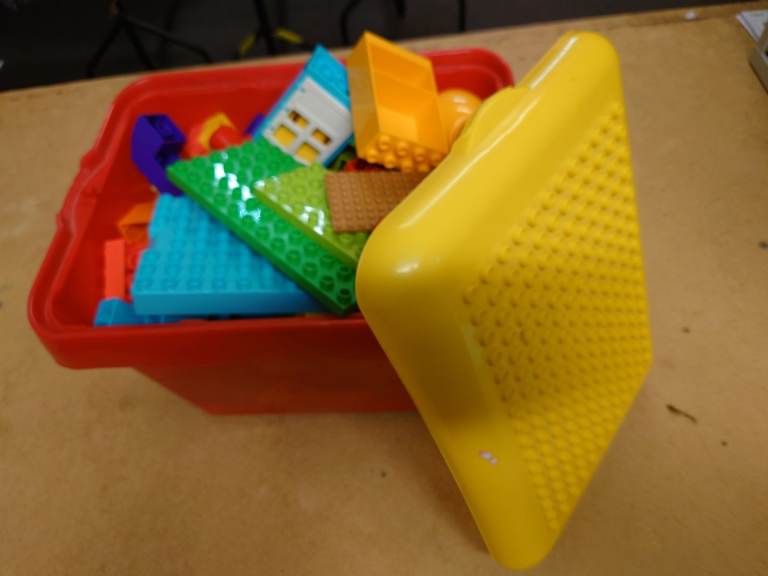 Large box of building blocks pick up Portishead 
