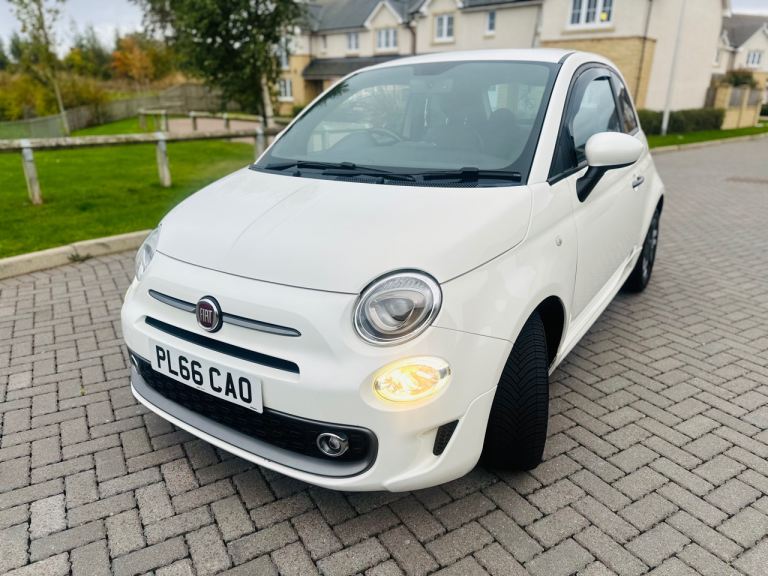 FIAT 500 S 1.2 66 PLATE LONG MOT 2026 £20 ROAD TAX 2 KEYS MINT CONDITION LOW MILES 