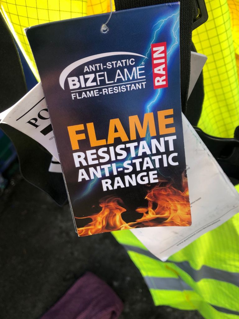 Flame resistant water proof pants 