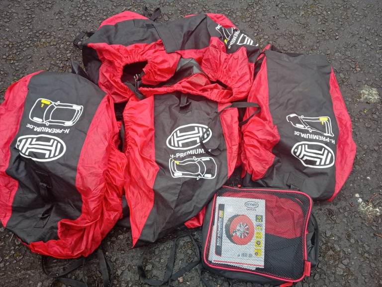 Alloy Wheels Storage Bags + Alloy Wheels Rim Protectors