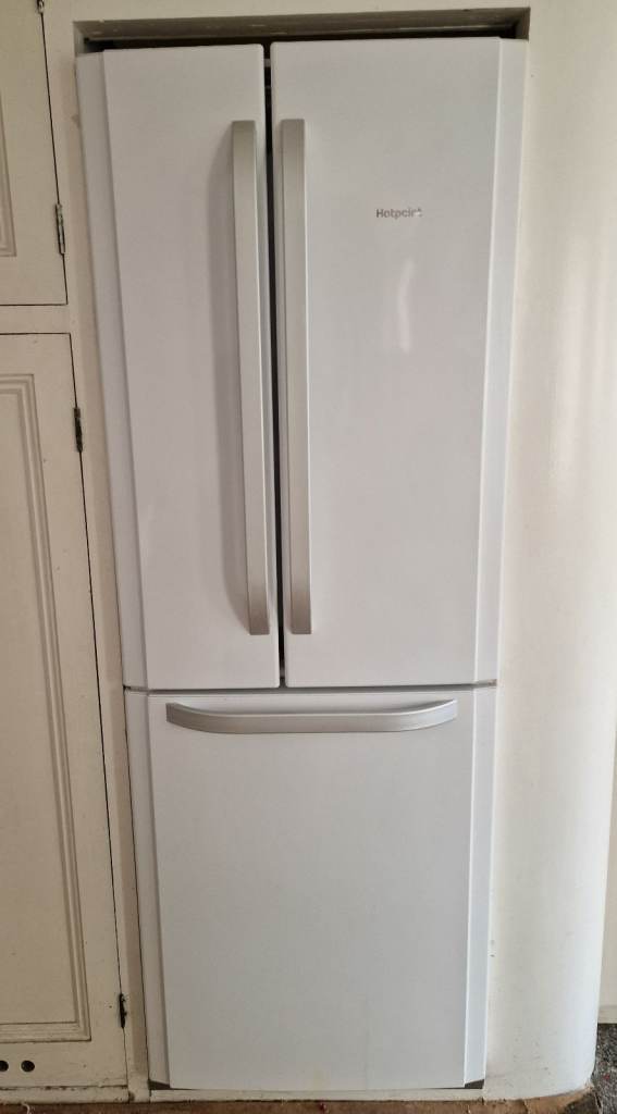 Hotpoint American Fridge Freezer - white