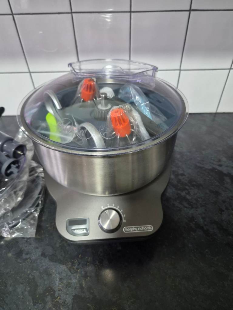 Morphy Richards Food Processor - New, Stainless Steel