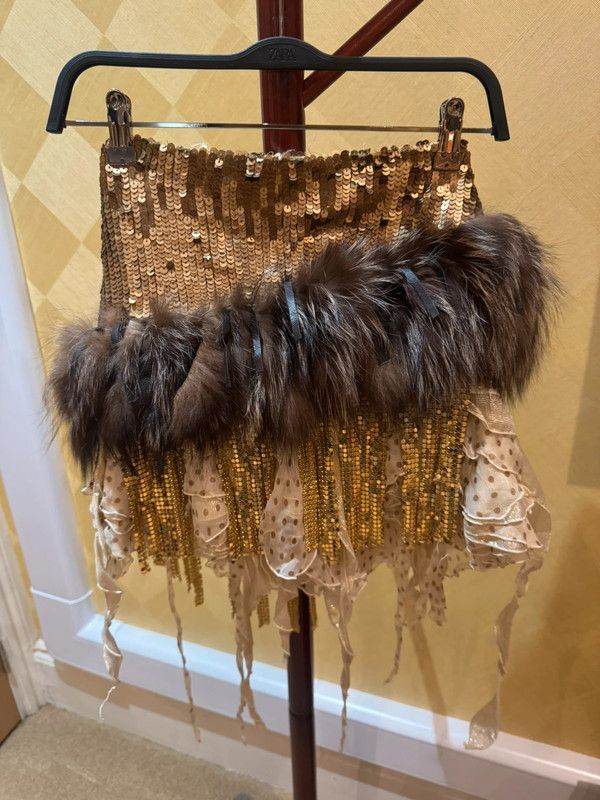 Boutique Beautiful Boob Tube Top - Gold and Brown