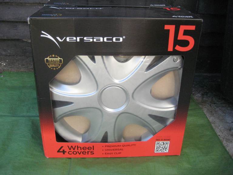 ONE Brand New Set of 4 Versaco 15 Wheel Covers for £15.00