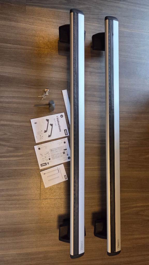 VW UP! Seat Mii Skoda Citigo compatible Thule Evo Clamp 7105 Roofbars